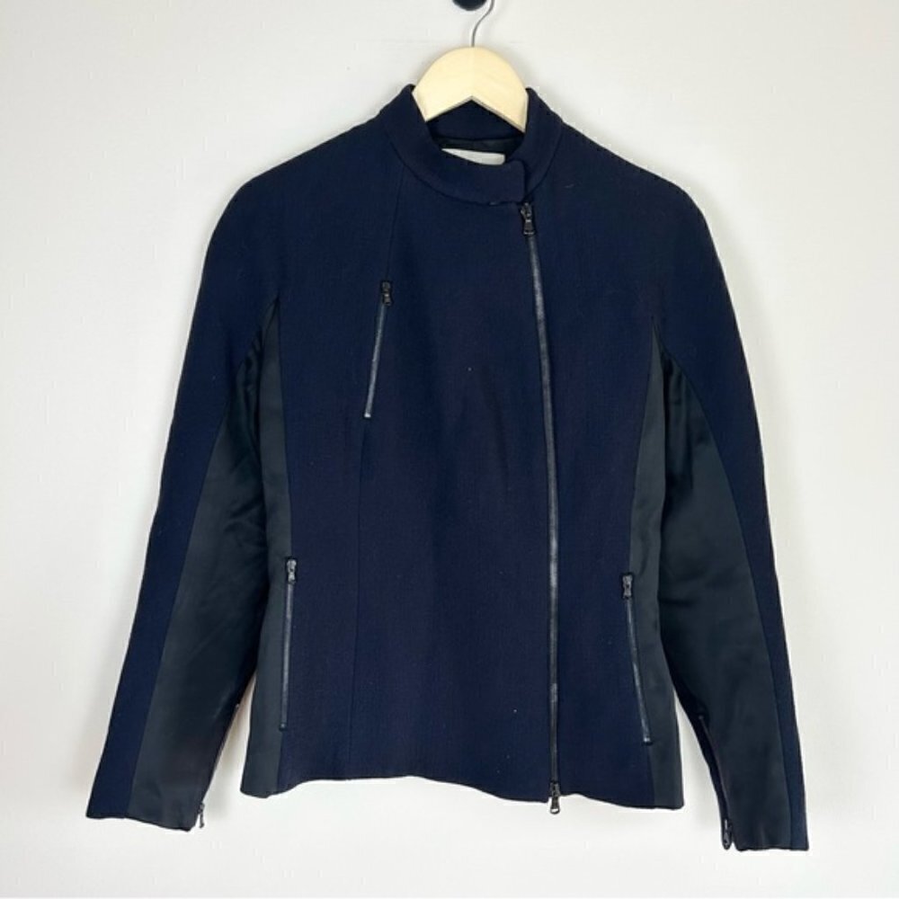 3.1 Phillip Lim Navy Wool Blend Jacket size 6